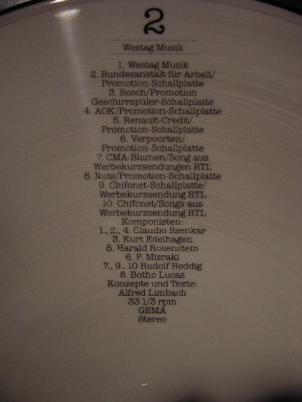 Unknown Artist -Westag Musik