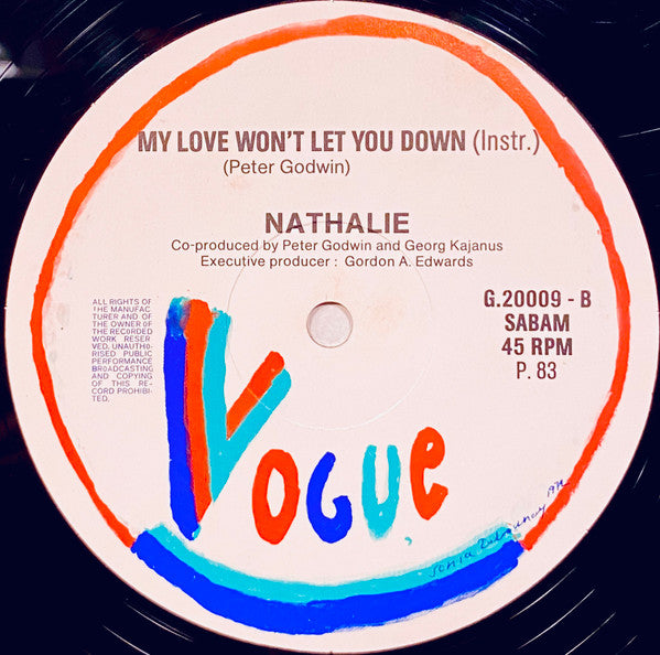 Nathalie -My Love Won't Let You Down