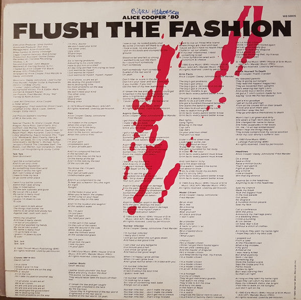 Alice Cooper (2) -Flush The Fashion