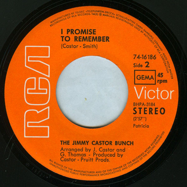 The Jimmy Castor Bunch -Troglodyte (Cave Man)