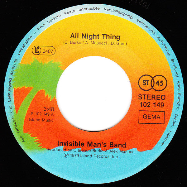 Invisible Man's Band - All Night Thing