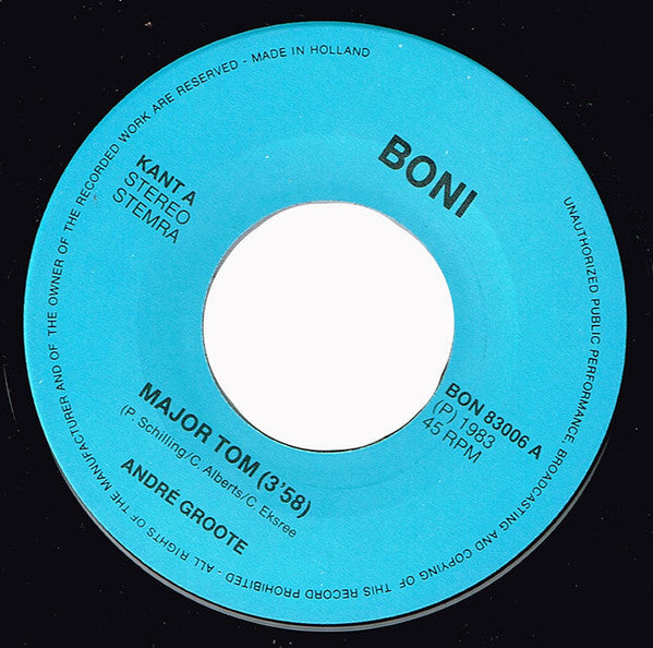 André Groote -Major Tom
