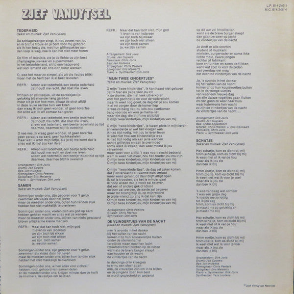 Zjef Vanuytsel -Tederheid