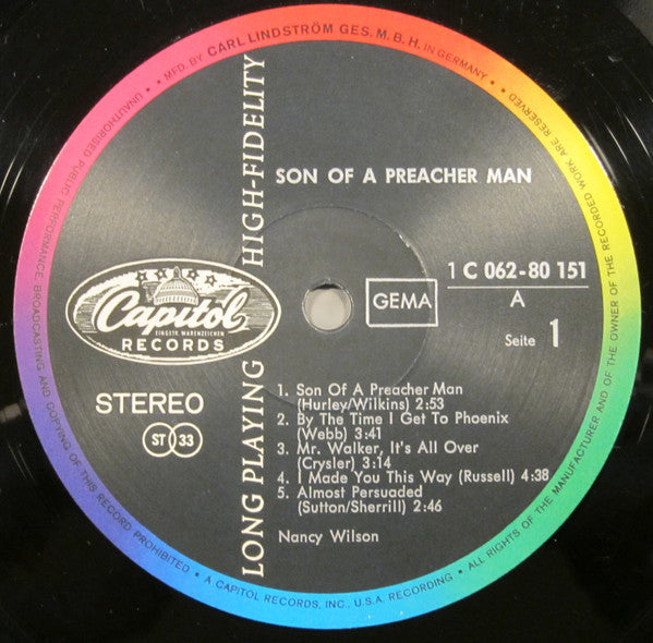 Nancy Wilson -Son Of A Preacher Man
