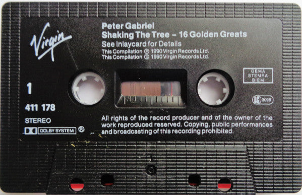 Peter Gabriel - Shaking The Tree - Sixteen Golden Greats