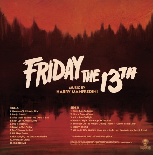 Harry Manfredini -Friday The 13th (Original Motion Picture Score)