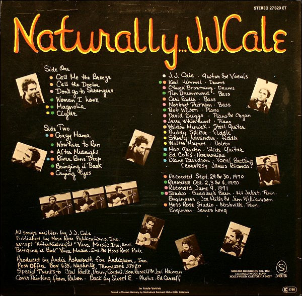 J.J. Cale -Naturally