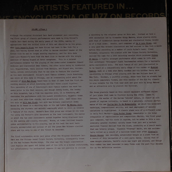 Various - Encyclopedia Of Jazz On Records