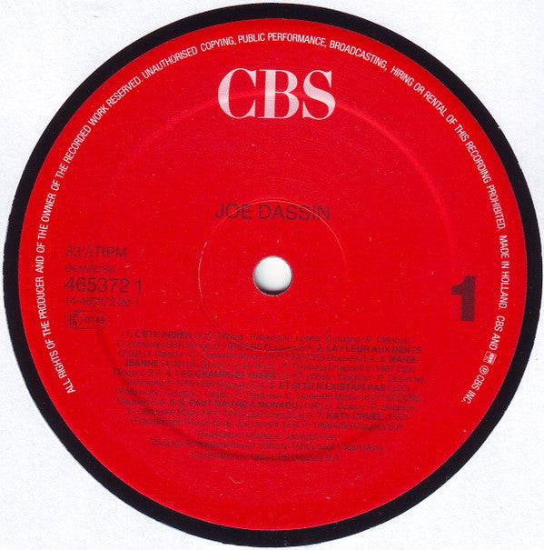 Joe Dassin - Joe Dassin (27 Succès)