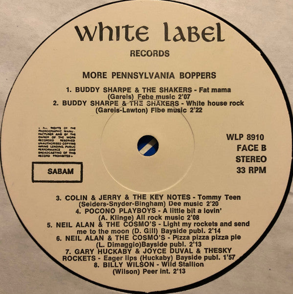 Various - More Pennsylvania Boppers