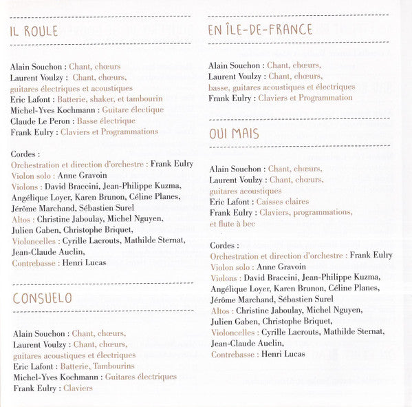 Alain Souchon &amp; Laurent Voulzy - Alain Souchon &amp; Laurent Voulzy