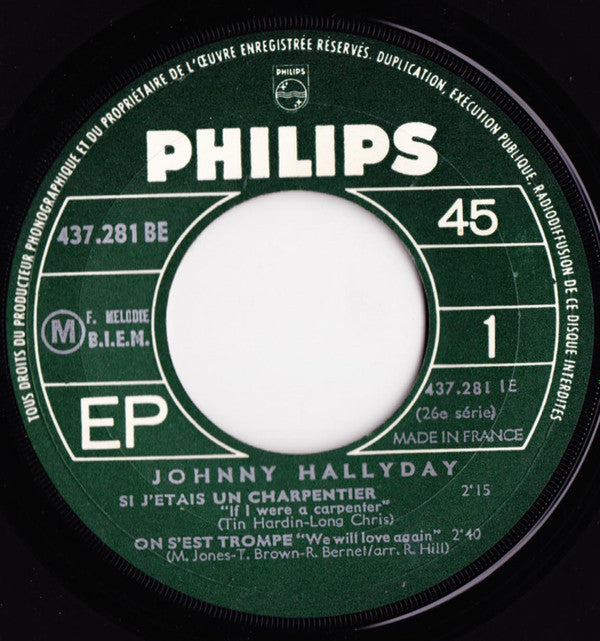 Johnny Hallyday -Si J'étais Un Charpentier