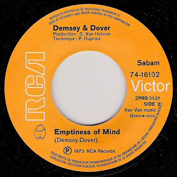 Demsey & Dover -Little Car Of Mine / Emptiness Of Mind