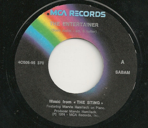 Marvin Hamlisch -Music From "The Sting" The Entertainer / Solace