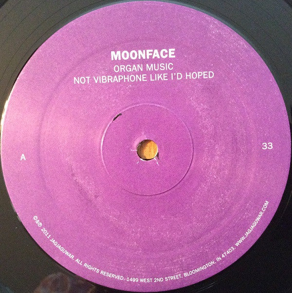 Moonface (2) -Organ Music Not Vibraphone Like I'd Hoped