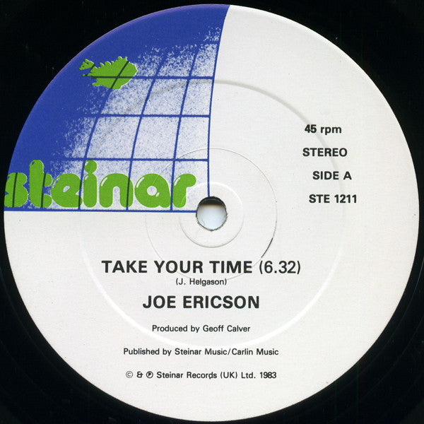 Joe Ericson -Take Your Time (Special 12" Mix)