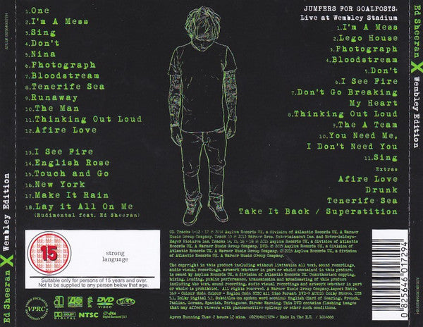 Ed Sheeran -X (Wembley Edition)