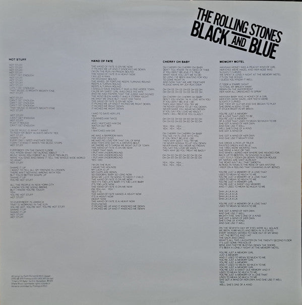 The Rolling Stones -Black And Blue