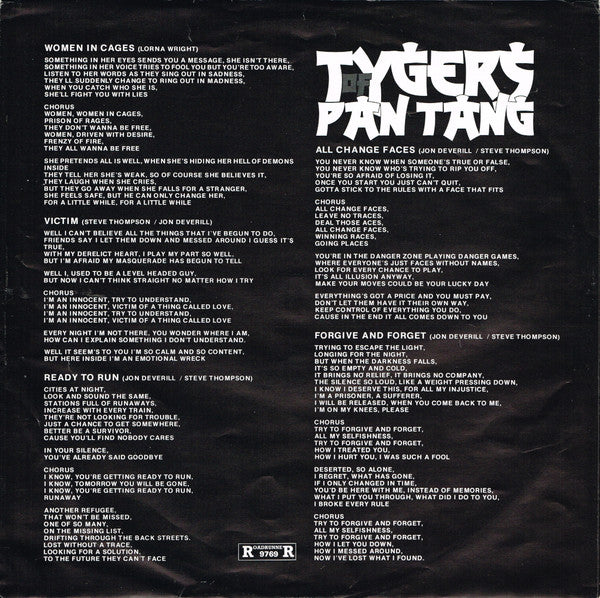 Tygers Of Pan Tang -The Wreck-Age