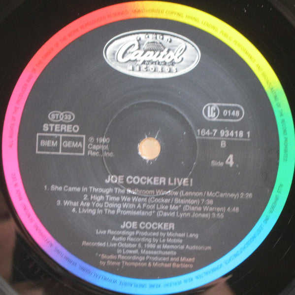 Joe Cocker -Joe Cocker Live!