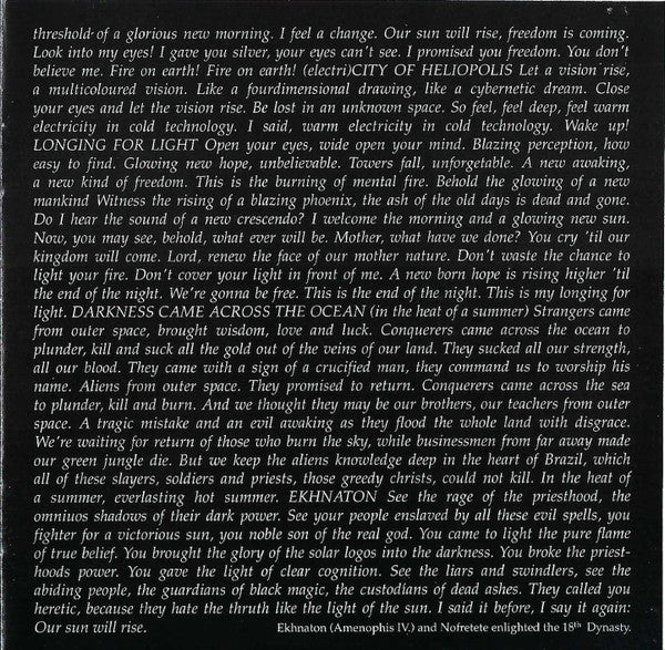 Forthcoming Fire - Ekhnaton