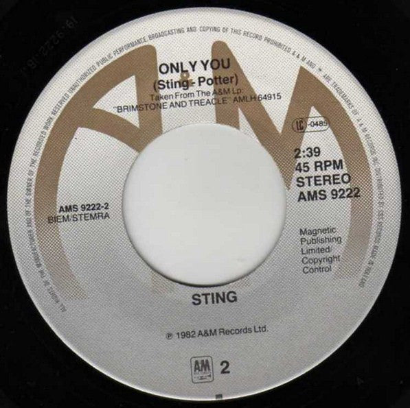 Sting - Spread A Little Happiness