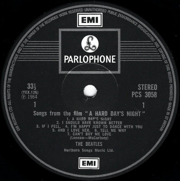 The Beatles -A Hard Day's Night
