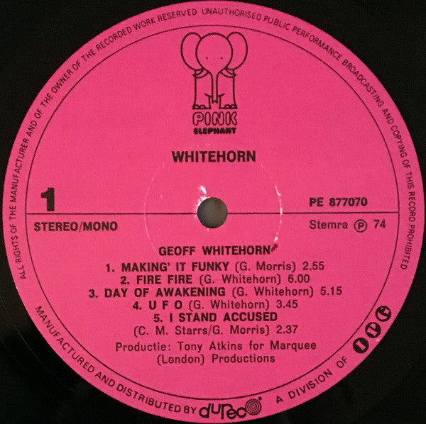 Geoff Whitehorn -"Whitehorn"