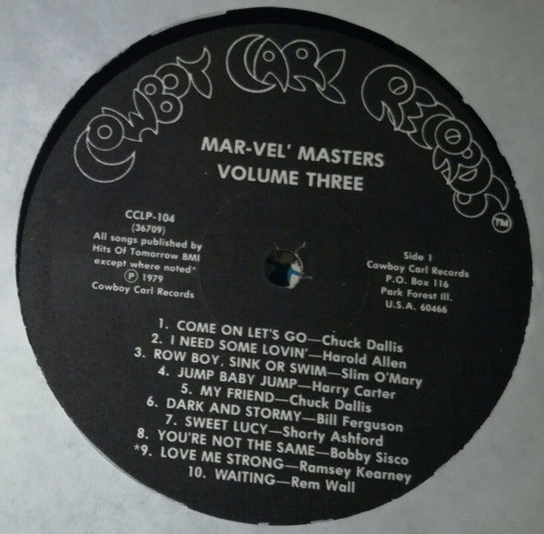 Various -Mar-Vel' Masters Volume 3: Rock & Roll, Rockabilly, Country Rock