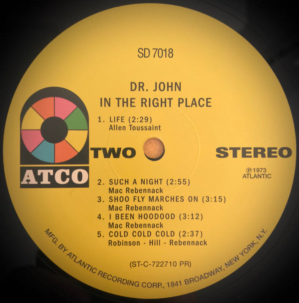 Dr. John -In The Right Place