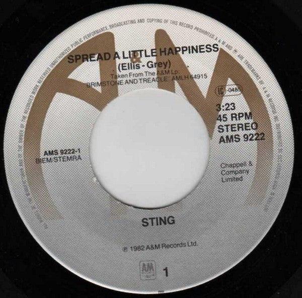 Sting - Spread A Little Happiness