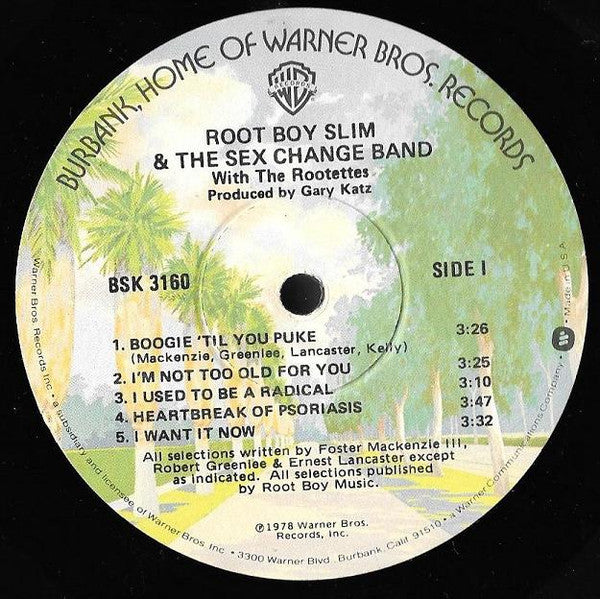 Root Boy Slim & The Sex Change Band With The Rootettes* -Root Boy Slim & The Sex Change Band With The Rootettes