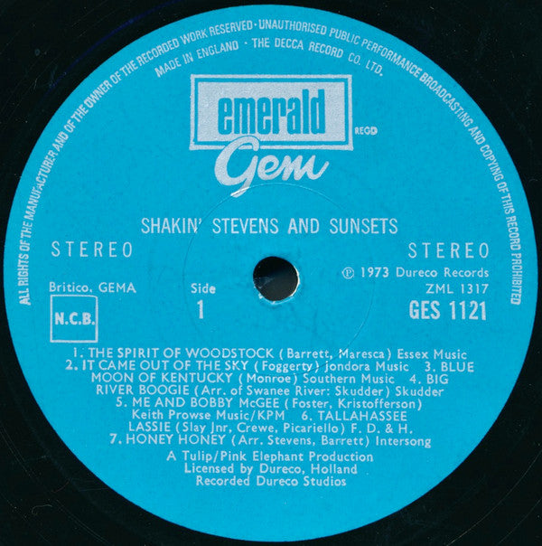 Shakin' Stevens And The Sunsets -Shakin' Stevens & Sunsets