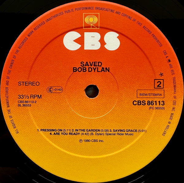 Bob Dylan - Saved