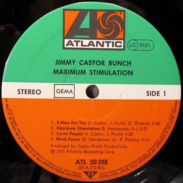 The Jimmy Castor Bunch -Maximum Stimulation
