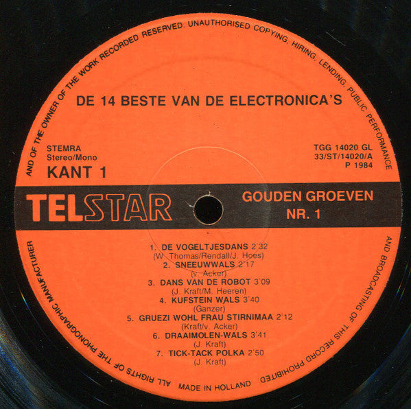 De Electronica's -De 14 Beste Van De Electronica's