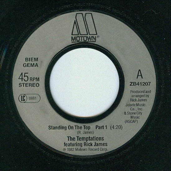 The Temptations Featuring Rick James - Standing On The Top