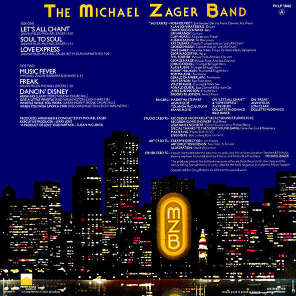 The Michael Zager Band -Let's All Chant