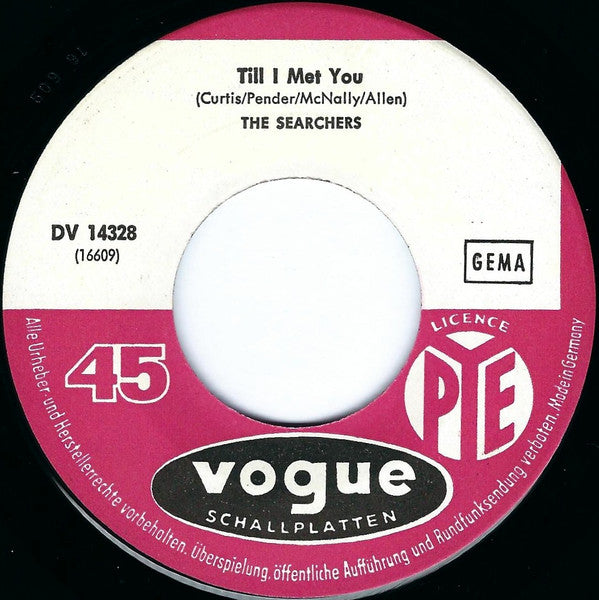 The Searchers -Goodbye My Love / Till I Met You