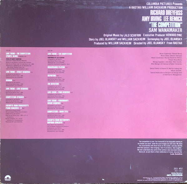Lalo Schifrin -The Competition (Music From The Original Motion Picture Soundtrack)