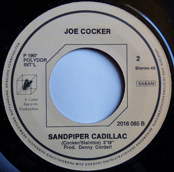 Joe Cocker -It's All Over But The Shoutin' / Sandpaper Cadillac