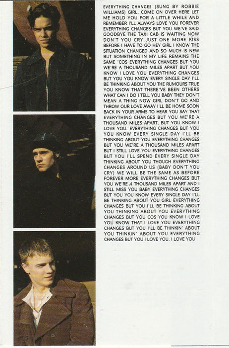 Take That - Everything Changes