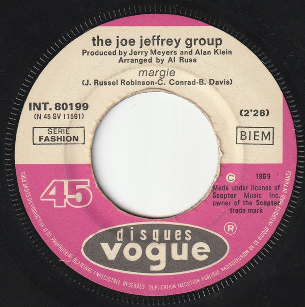 The Joe Jeffrey Group -My Pledge Of Love