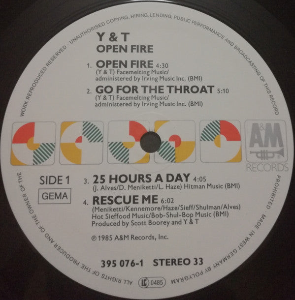 Y & T -Open Fire