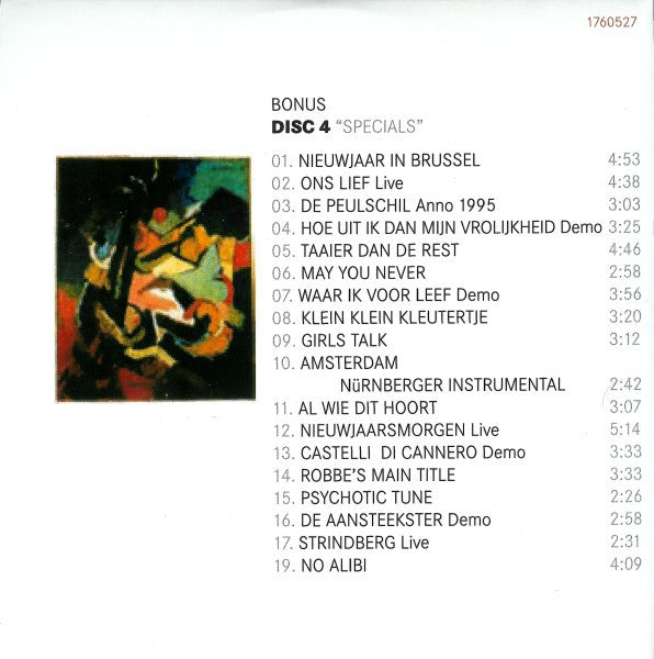 Kris De Bruyne -40 Jaar Songs