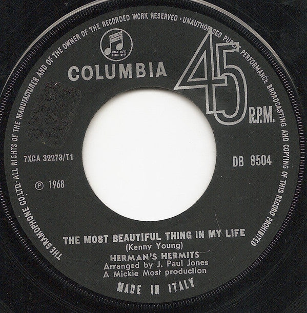 Herman's Hermits -Something's Happening / The Most Beautiful Thing In My Life