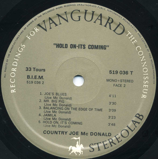 Country Joe McDonald -Hold On It's Coming