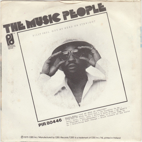 Billy Paul -I've Got So Much To Live For