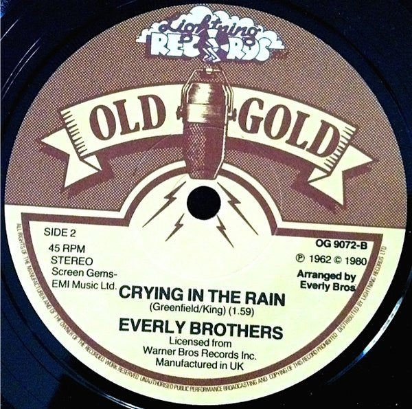 Everly Brothers -The Price Of Love / Crying In The Rain