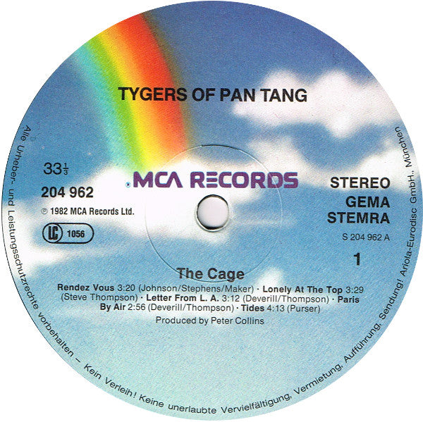 Tygers Of Pan Tang -The Cage